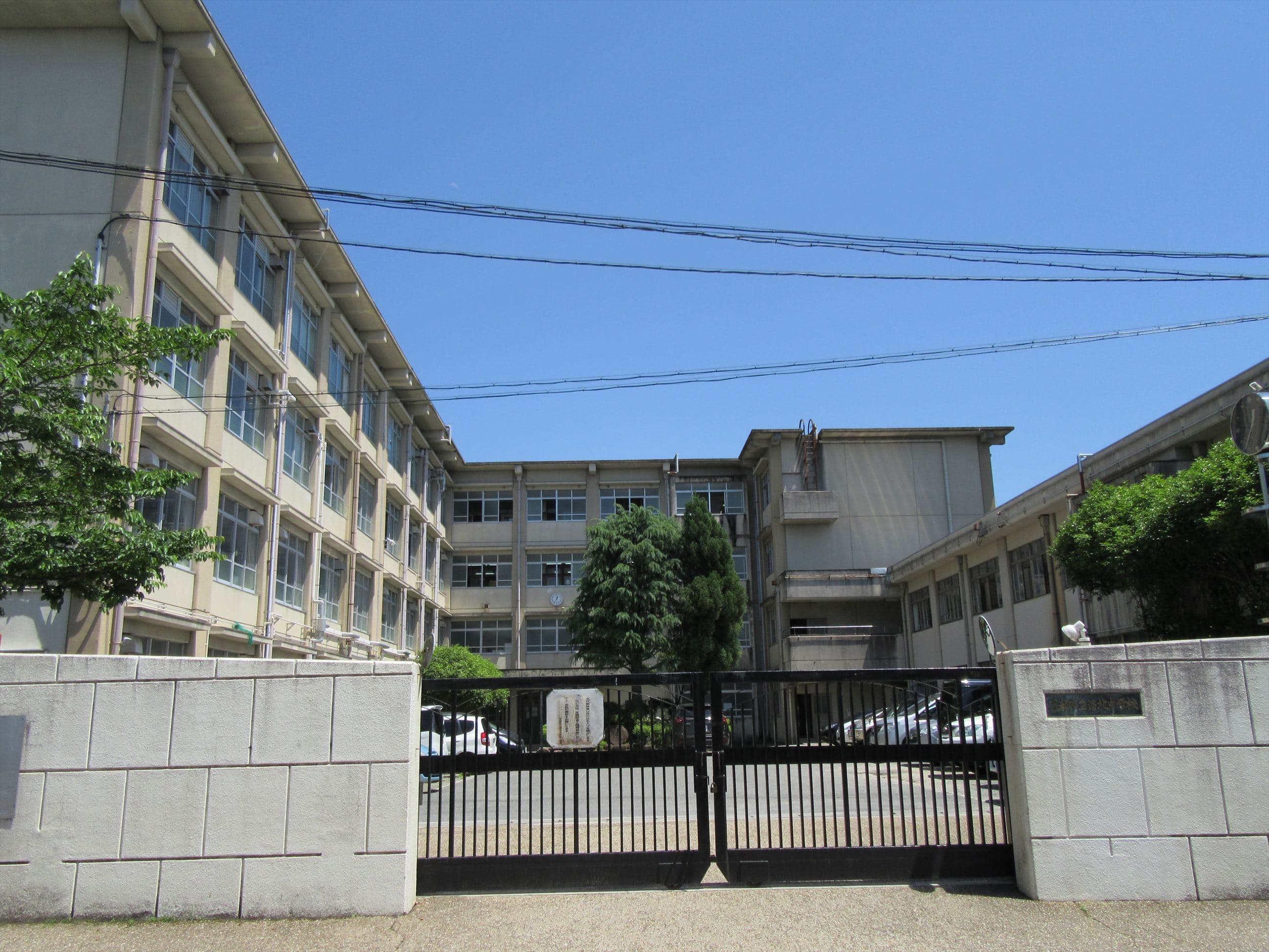 京都市立洛北中学校（京都市左京区）