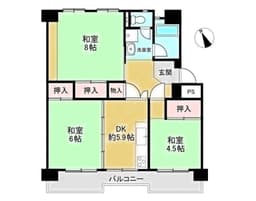 東大路高野第３住宅１６号棟（５階部分）の画像