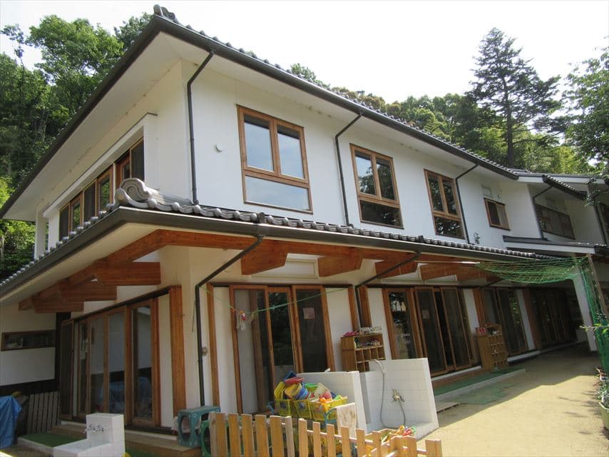 松ヶ崎こども園の外観