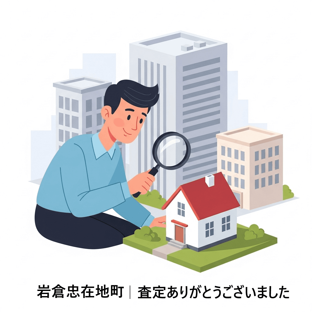 岩倉忠在地町 売土地 査定実績 テライズホーム