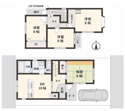 左京区松ヶ崎御所ノ内町の家の画像