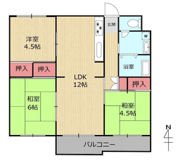 東大路高野第３住宅３５号棟（２階部分）の画像