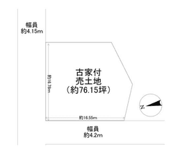 左京区下鴨中川原町の宅地の画像