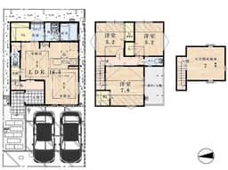 左京区一乗寺松田町１号地の家の画像