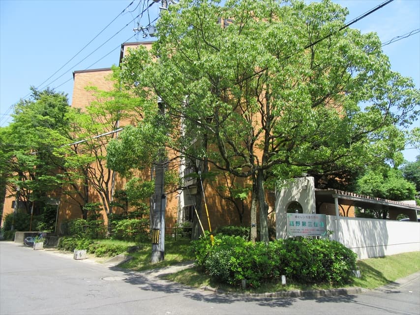 東大路高野第３住宅の外観