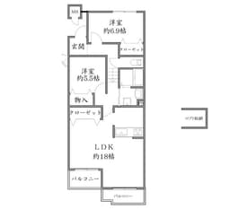 グローバル八瀬２番館（３階部分）の画像