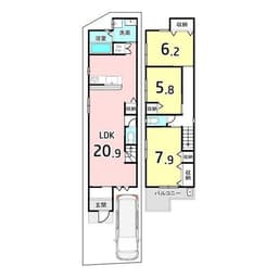 左京区田中高原町の家の画像