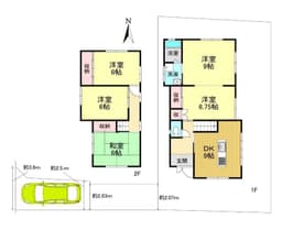 左京区岩倉三宅町の家の画像