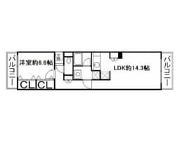 パレロワイヤル聖護院（２階部分）の画像