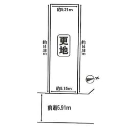 左京区田中飛鳥井町の宅地の画像