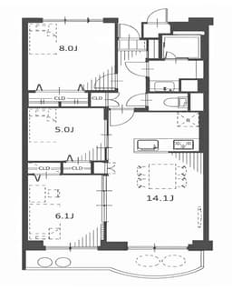 ハイツ白川（４階部分）の画像