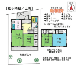 左京区松ヶ崎樋ノ上町の家の画像