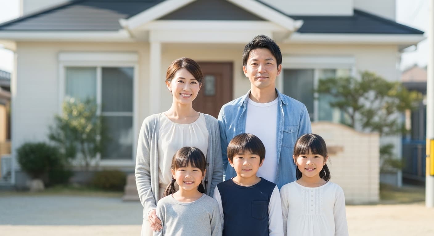 不動産購入を終え、安心した様子のお客様の声イメージ