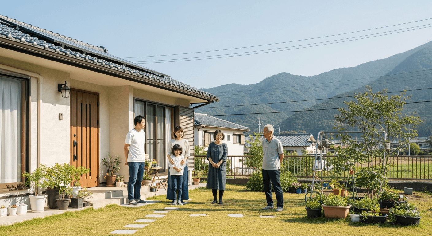 不動産購入を終え、安心した様子のお客様の声イメージ