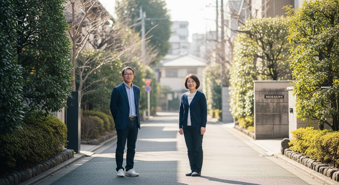 不動産購入を終え、安心した様子のお客様の声イメージ