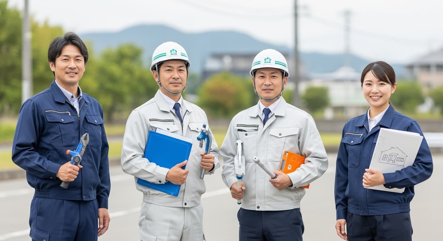 ガス・水道・電気・土地家屋調査士など信頼できる専門家を紹介するサービス