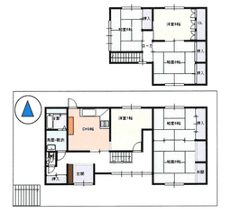 左京区上高野畑町の家の画像