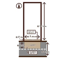 左京区田中古川町１号地の宅地の画像