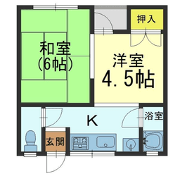 【左京区一乗寺｜中古マンション｜オーナーチェンジ物件】木ノ本ハイツ 3階・陽当り通風良好・一乗寺エリアの閑静な住宅街の画像