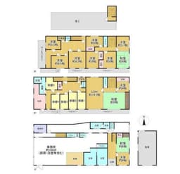 【中古戸建て｜左京区岩倉忠在地町】陽当り良好な南側通路｜二世帯や店舗付き住宅にも最適な充実設備の一戸建ての画像