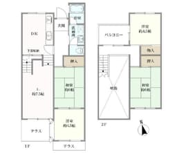 【左京区高野上竹屋町｜中古テラスハウス】イズミヤ・洛北阪急スクエア徒歩圏内！買い物便利でゆとり生まれる立地条件の画像