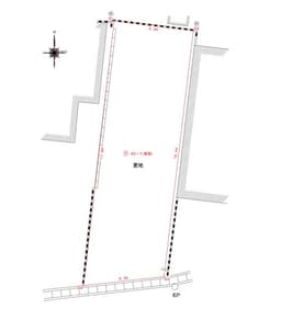 左京区修学院狭間町の宅地の画像
