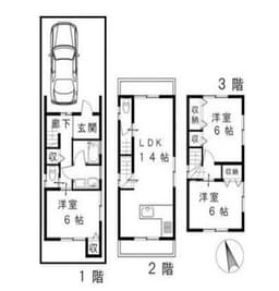 左京区田中玄京町の家の画像