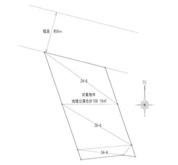 左京区一乗寺薬師堂町の宅地の画像