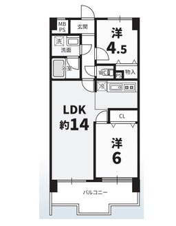 リライブ修学院(5階部分)の画像