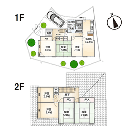 左京区岩倉花園町の家の画像