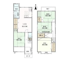 左京区北白川瀬ノ内町の家の画像