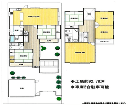 左京区下鴨膳部町 中古戸建|南向き・陽当り良好・広々とした庭・池のある贅沢な住まいの画像