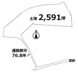 【岩倉村松町|売土地】資材置き場に適した土地|市街化調整区域の画像
