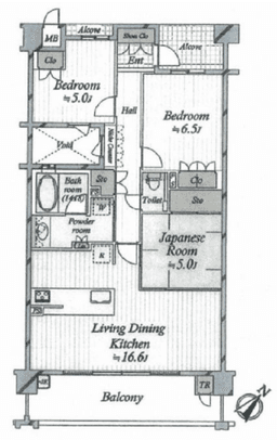【左京区松ヶ崎|中古マンション】ジ・アーバネックス京都松ヶ崎|ペット飼育可能・五山送り火を望む屋上テラス付の画像
