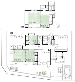 【左京区岩倉木野町|中古戸建て】緑豊かな角地で叶える家族の笑顔!7部屋の広々間取り×2019年改装済みの快適な住まいの画像