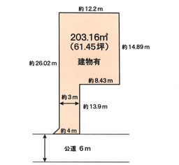 【左京区岩倉長谷町|建築条件無売土地】道路からの視線を気にせず静かに暮らせる奥まったプライベート空間の画像