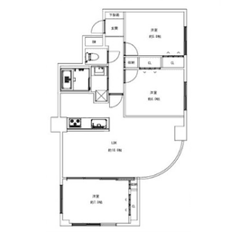【左京区田中大久保町|中古マンション】フォルム洛北、角部屋ならではの開放感|買い物も便利な立地条件の画像